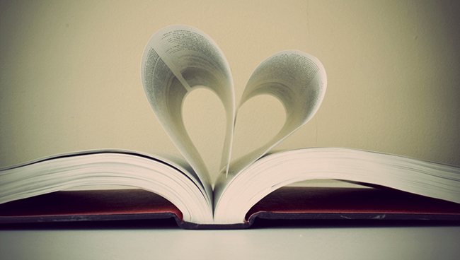 kniha jako symbol lásky ke čtení