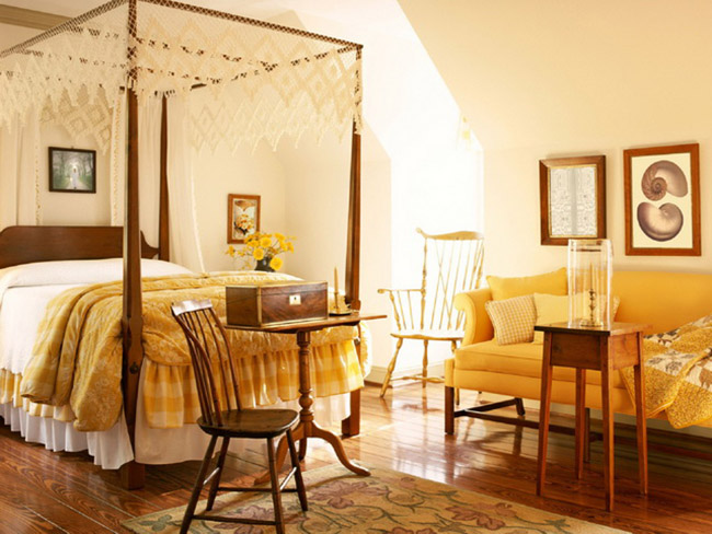 romantická ložnice jako od babičky