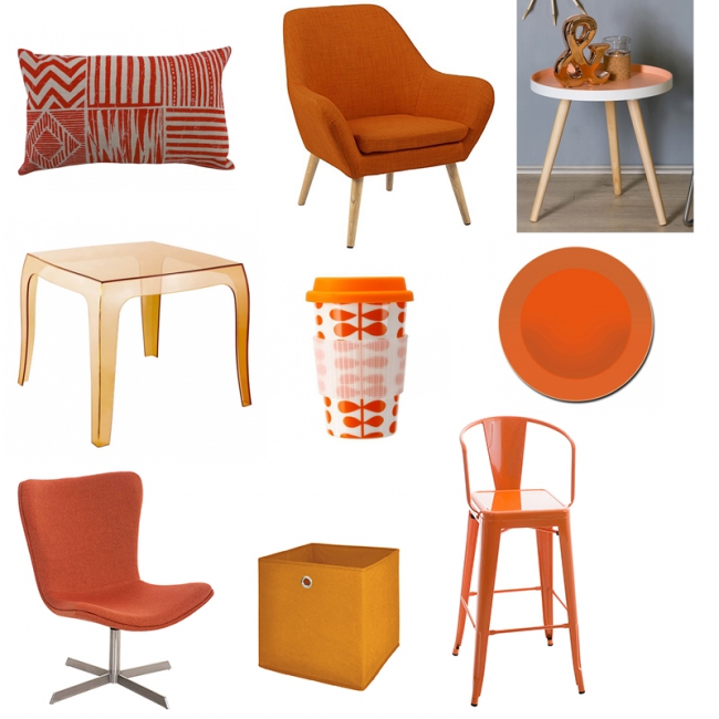 Oranžová barva DesignOutlet