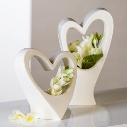 Váza porcelánová Love, 22 cm